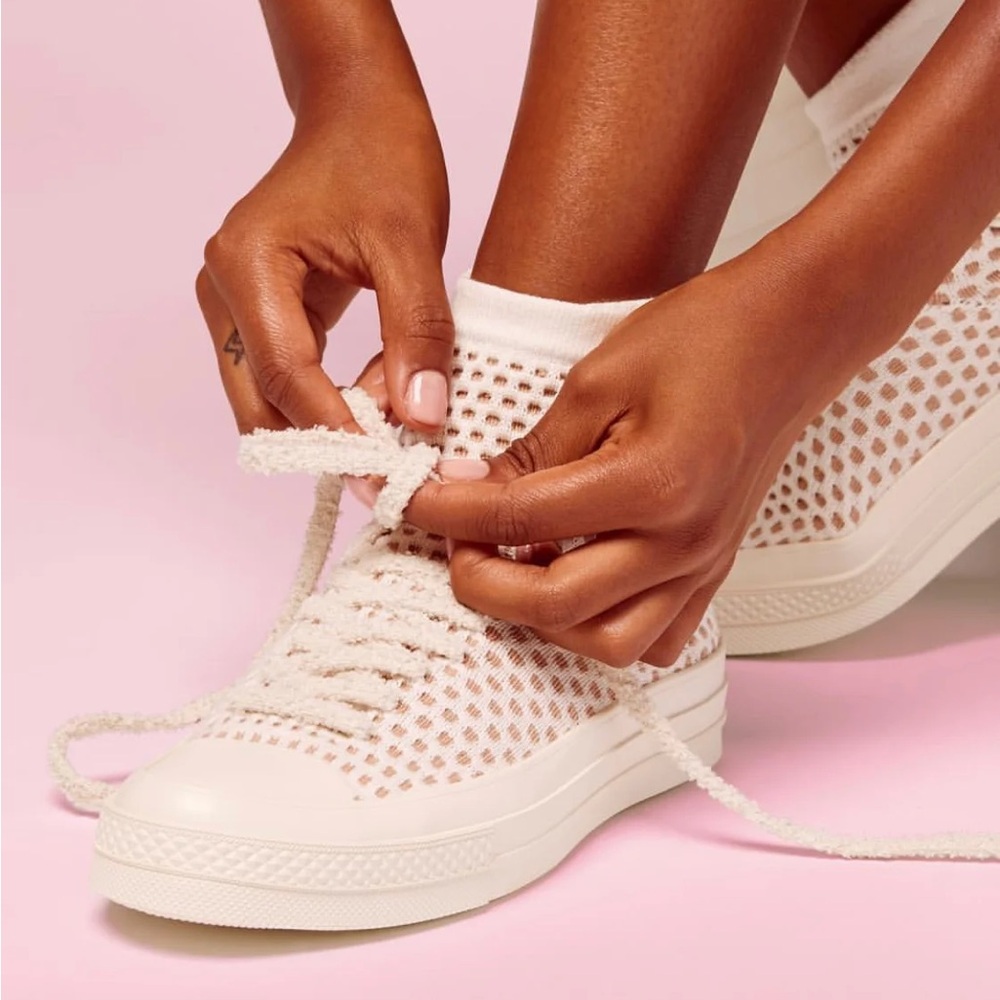 Limited Edition Converse Chuck 70 Knit High Top Slip On Woven High-Top Sneakers